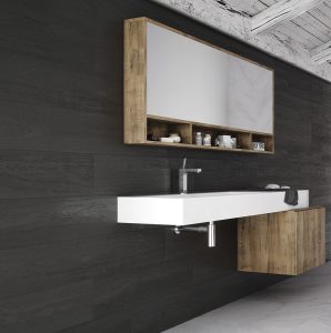 Davos Night 8.9" x 35.4" Porcelain Tile from Spain